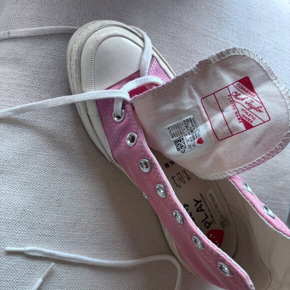 Comme des garçons x Converse Chuck 70 Heart High Top - M sz 6 - Picture 8 of 12